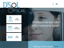 Tablet Screenshot of dsoloptical.com